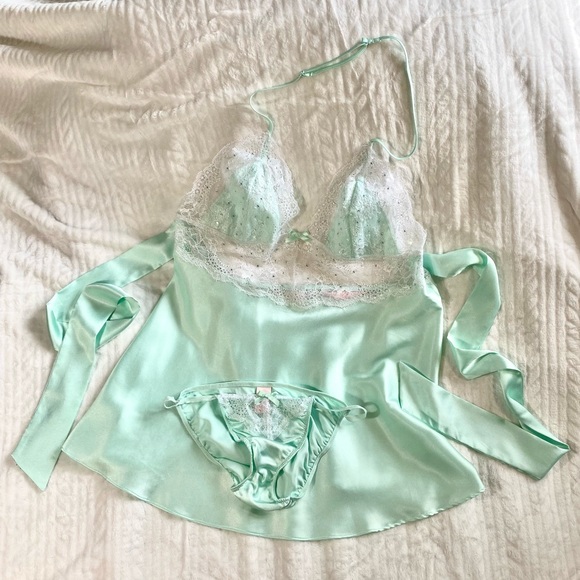 Victoria's Secret Other - Swarovski Satin Lingerie Victoria’s Secret